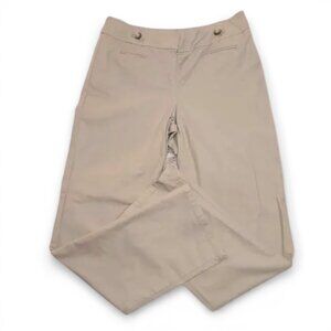 Ann Taylor Women’s 4 Khaki Tan Stretch Slacks 31” Inseam Cotton Spandex Pants